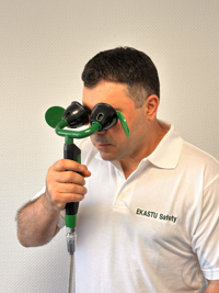 Produktinformationen "Augendusche Aqua Push TWIN, mit 2 Brauseköpfen"